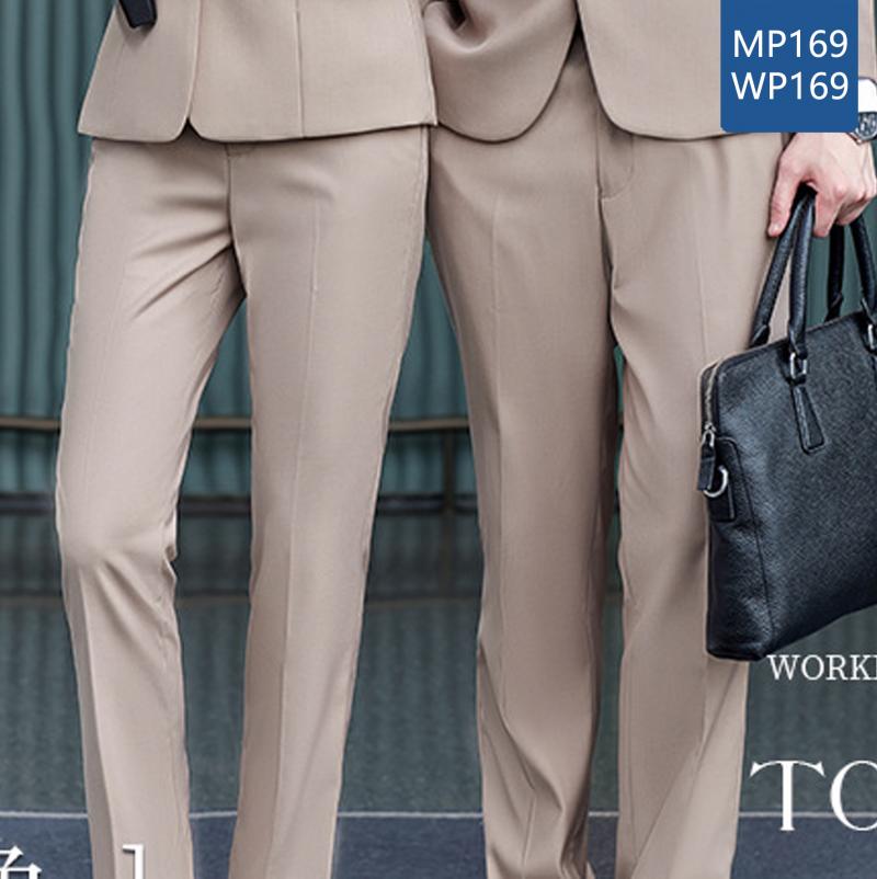 【加厚冬裤】MP169 WP169 加厚仿毛哔叽料男女同款 杏色