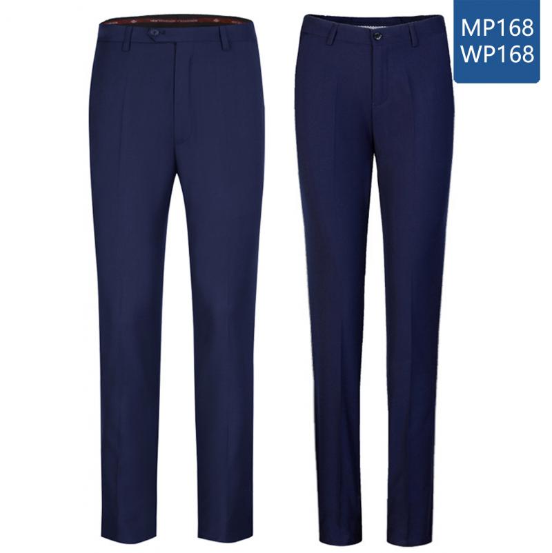 【加厚冬裤】MP168 WP168 加厚仿毛哔叽料男女同款 宝蓝色