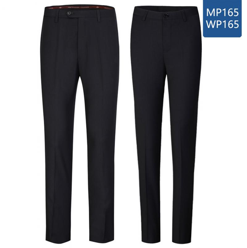 【加厚冬裤】MP165 WP165 加厚仿毛哔叽料男女同款 黑色